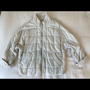 Free People DOLMAN QUILTED KNIT jacket